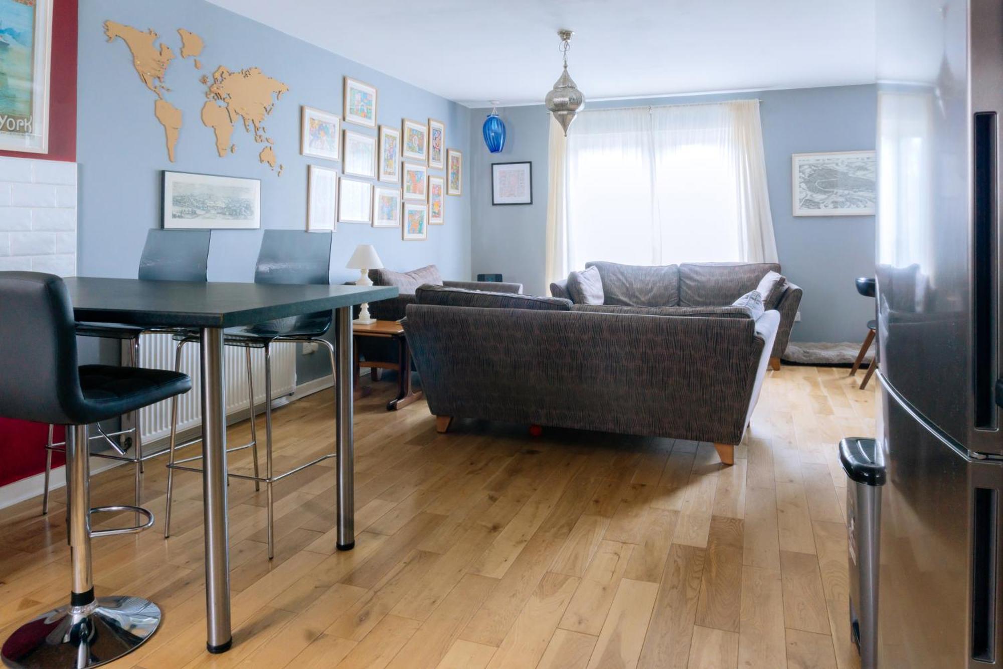 Stylish 3 Bedroom Apartment Near Hollyrood Park Единбург Екстер'єр фото